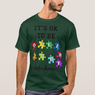 自閉症啓発男性子供のOk Tシャツ