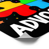 自閉症啓発自閉症認識度 ポスター (角)