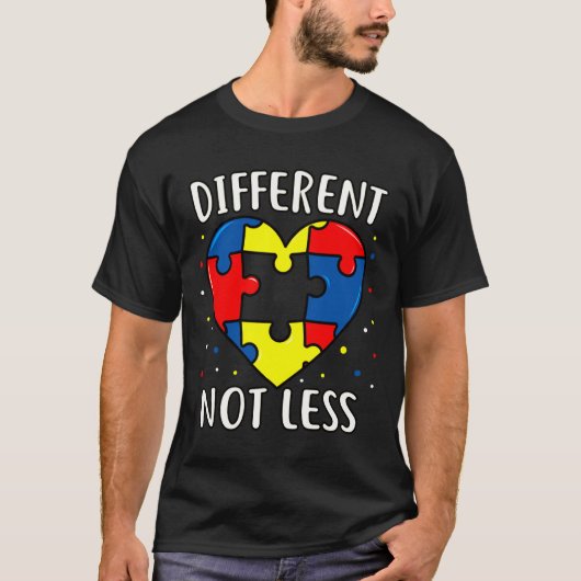 自閉症啓発違う日 Tシャツ (正面)