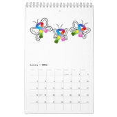 自閉症啓発12カ月カレンダー カレンダー (1月 2026)