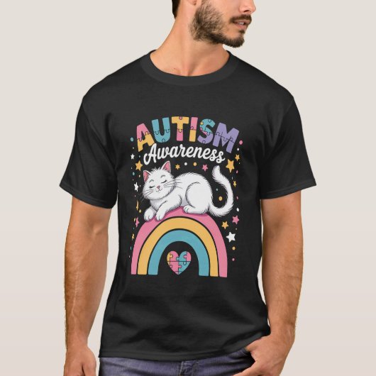 自閉症啓発3 Tシャツ (正面)