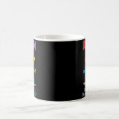 自閉症啓発 お母さんカワウソ 異なる能力 Pu コーヒーマグカップ (中央)