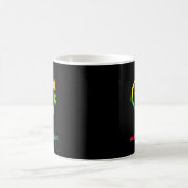 自閉症啓発 ハートカラーパズル 愛に必要なのは  コーヒーマグカップ (中央)