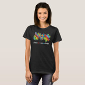 自閉症啓発 ポップイットおもちゃ Autism Tシャツ (正面フル)