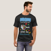 自閉症啓発 ママ 母 愛 プロード 自閉症ママ Tシャツ (正面フル)