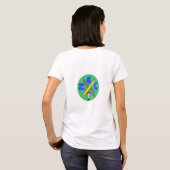 自閉症啓発 リトルブラザーTシャツ Tシャツ (裏面フル)