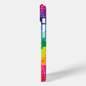 自閉症啓発 レインボーパズルピース Case-Mate iPhoneケース (裏面 / 左)