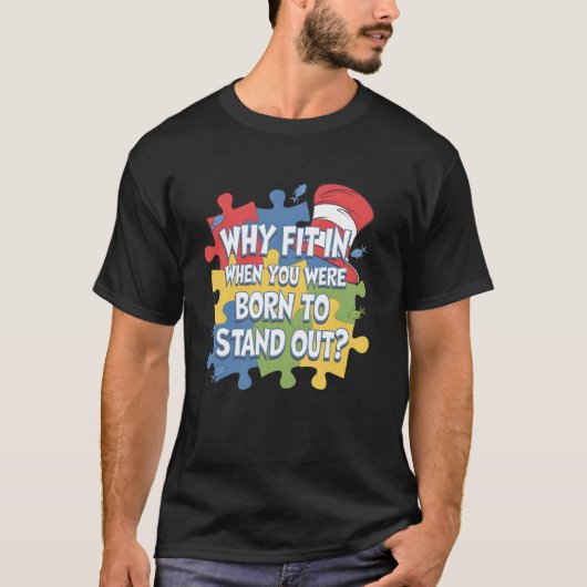 自閉症啓発 引用 Tシャツ (正面)
