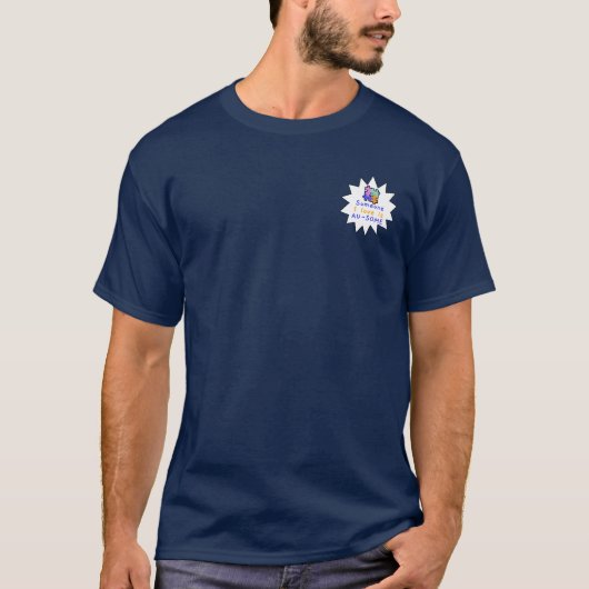 自閉症啓発 | 愛する人はAU-SOME(オーサム) Tシャツ (正面)
