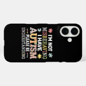 自閉症啓発 私は悪くありません Case-Mate iPhoneケース (裏面 (横))