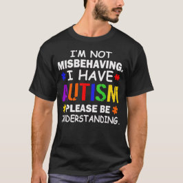 自閉症啓発 私は悪くありません Tシャツ