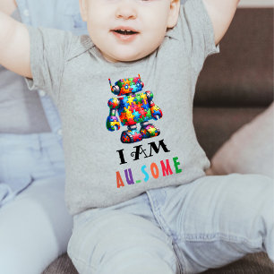 自閉症啓発 自閉症の子供たち ベビーTシャツ