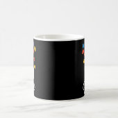 自閉症啓発 自閉症の母 誇り高き コーヒーマグカップ (中央)
