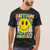 自閉症啓発 自閉症パズル 受容 Tシャツ (正面)