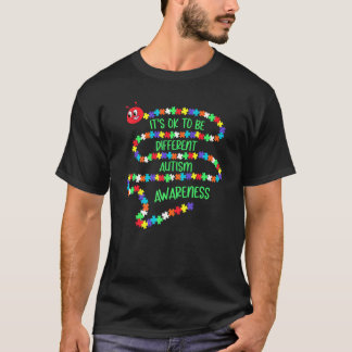 自閉症啓発 違うことは悪いことじゃない パズルのピース Tシャツ