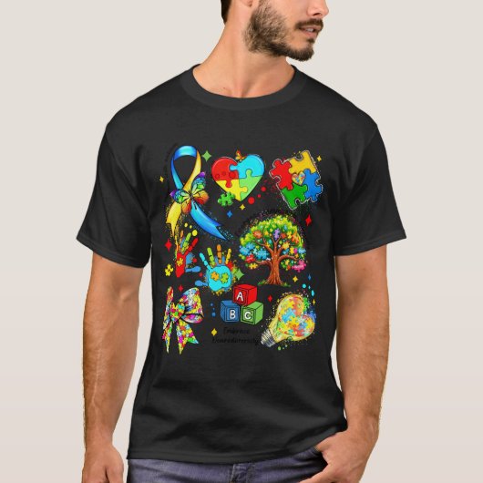 自閉症啓発 11-0 Tシャツ (正面)