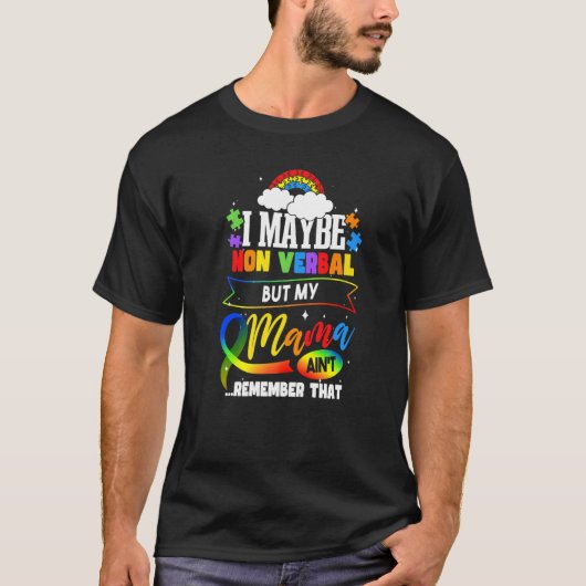 自閉症啓発 1 Tシャツ (正面)