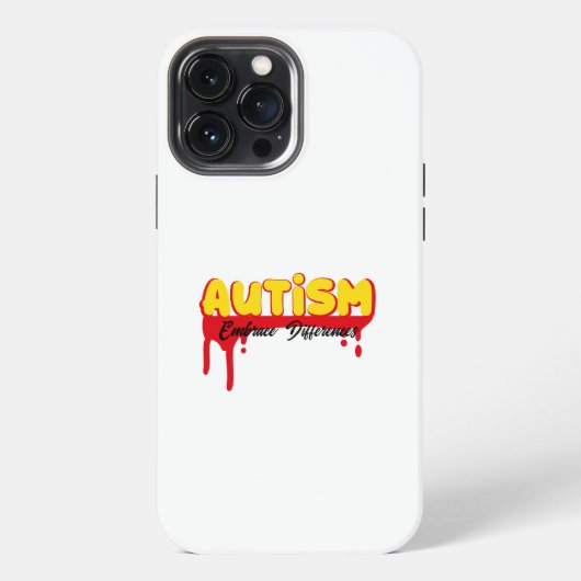 自閉症啓発 iPhoneケース (裏面)