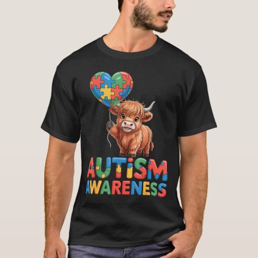 自閉症啓発 Tシャツ (正面)