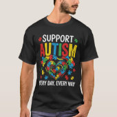 自閉症啓発 Tシャツ (正面)