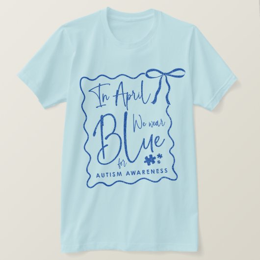自閉症啓発Tシャツ Tシャツ (デザイン正面)