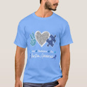 自閉症啓発Tシャツ Tシャツ (正面)