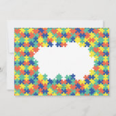 自閉症国際的の日の招待状 招待状 (裏面)