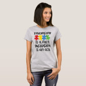 自閉症女性基本Tシャツ Tシャツ (正面フル)