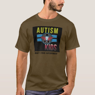 「自閉症子供」メンズ価値Tシャツ* Tシャツ