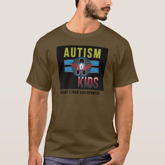 「自閉症子供」メンズ価値Tシャツ* Tシャツ (正面)