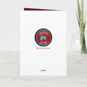 自閉症寄付金のクリスマスカードのピークなし シーズンカード (裏面)