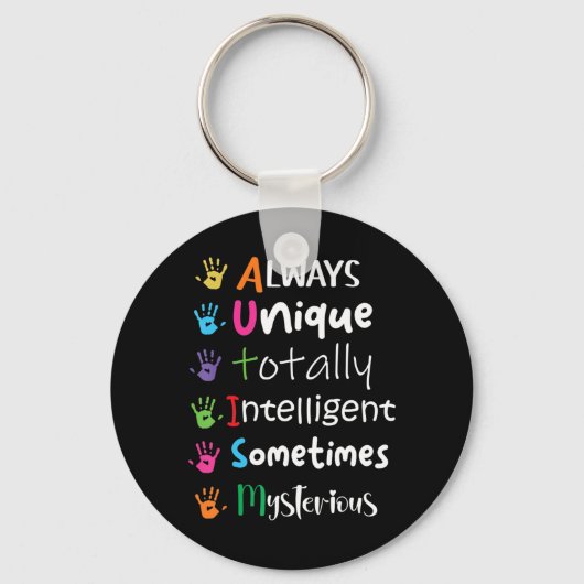 自閉症対応やさしさシャツ常ユニーク藤太 キーホルダー (正面)