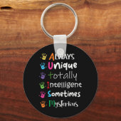 自閉症対応やさしさシャツ常ユニーク藤太 キーホルダー (正面)