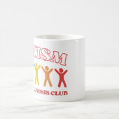 自閉症後診断クラブおもしろい神経多様性 コーヒーマグカップ (中央)