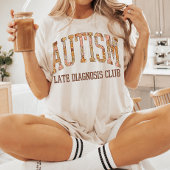 自閉症後診断クラブおもしろい神経多様性 Tシャツ