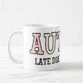 自閉症後診断クラブ,神経多様性,自閉症 コーヒーマグカップ (左)