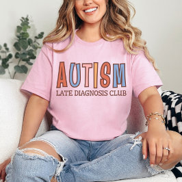 自閉症後診断クラブ |神経多様性 Tシャツ