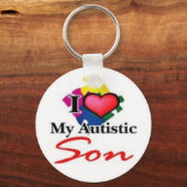 自閉症息子 キーホルダー (正面)