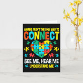 自閉症患者を結び付ける方法は言葉だけではない カード (黄色い花)