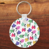 自閉症患者 キーホルダー (正面)