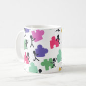 自閉症患者 コーヒーマグカップ (正面左)