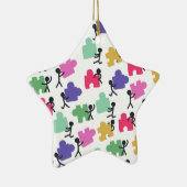 自閉症患者 セラミックオーナメント (右)