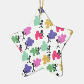 自閉症患者 セラミックオーナメント (左)