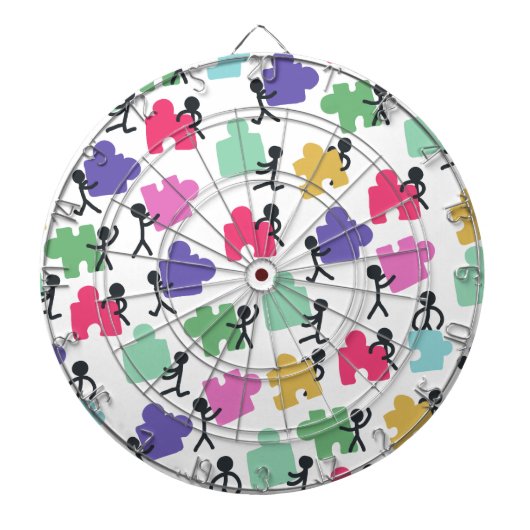 自閉症患者 ダーツボード (正面)