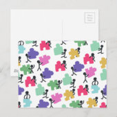 自閉症患者 ポストカード (正面/裏面)