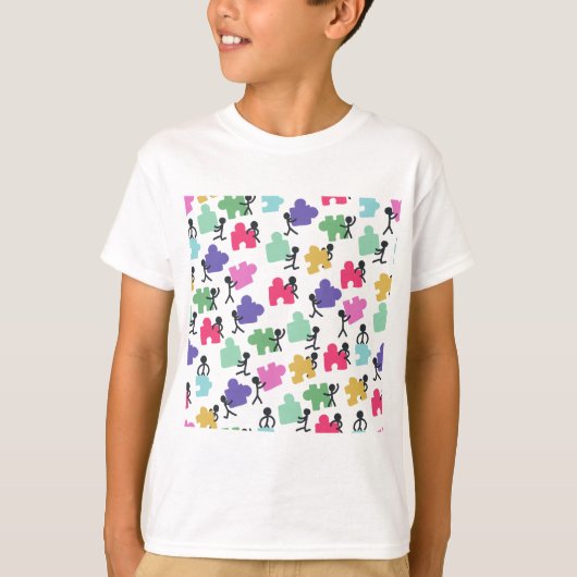 自閉症患者 Tシャツ (正面)