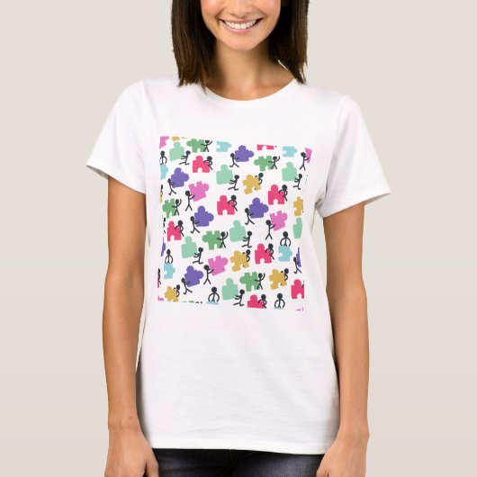 自閉症患者 Tシャツ (正面)