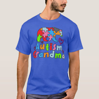自閉症意識おばあちゃんベア・プレミアム Tシャツ