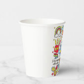 自閉症意識がダイバーシティニューロを受け入れる 紙コップ (右)