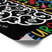 自閉症意識が神経多様性を受け入れるADHDアウティ ポスター (角)